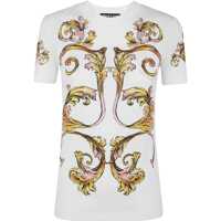 Tricouri Versace Jeans Couture Placed T-Shirt Clothing Femei