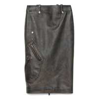 Fuste Alexander McQueen Leather Skirts Femei
