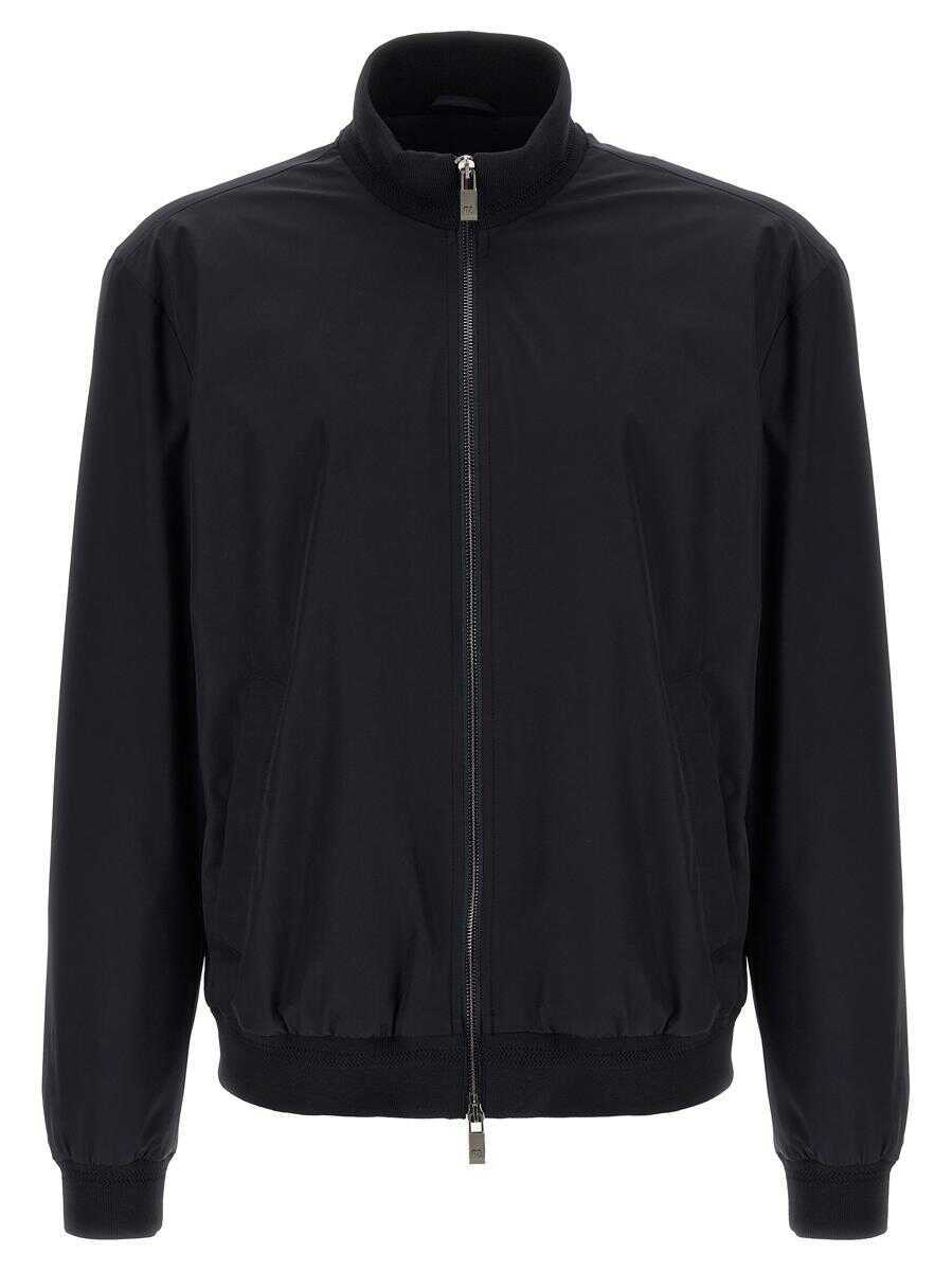 Bomber jacket Pal Zileri Pal Zileri Tech Fabric Bomber Jacket BLUE Barbati (BM 17523255) 1