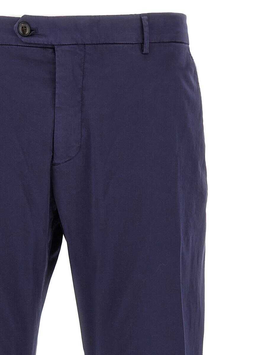 Pantaloni Pal Zileri Pal Zileri Cotton Trousers BLUE Barbati (BM 17523258) 3