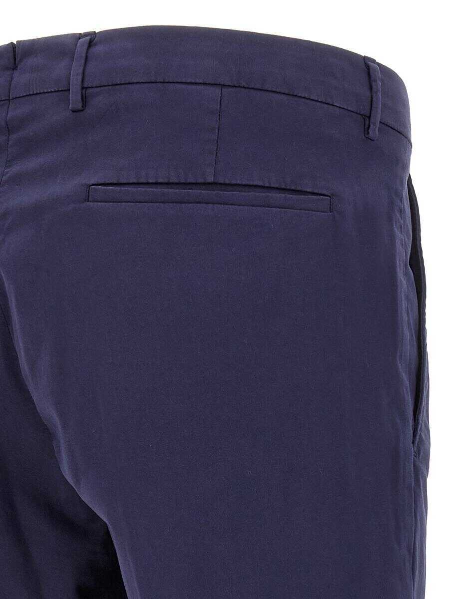 Pantaloni Pal Zileri Pal Zileri Cotton Trousers BLUE Barbati (BM 17523258) 4
