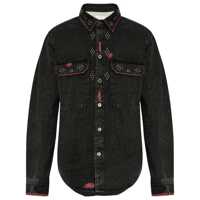 Camasi de blugi Isabel Marant Osco Denim Shirt Jacket Barbati