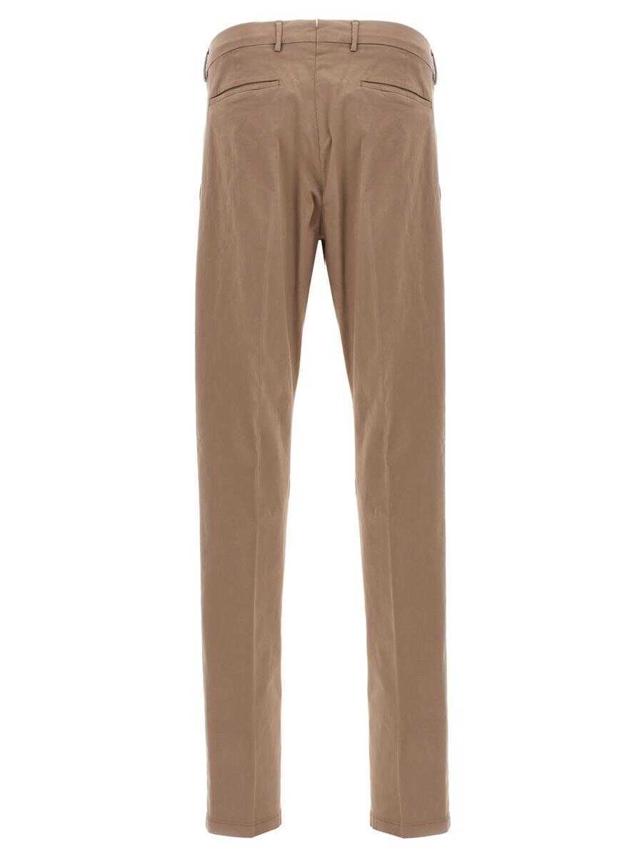 Pantaloni Pal Zileri Pal Zileri Cotton Trousers BROWN Barbati (BM 17523297) 2