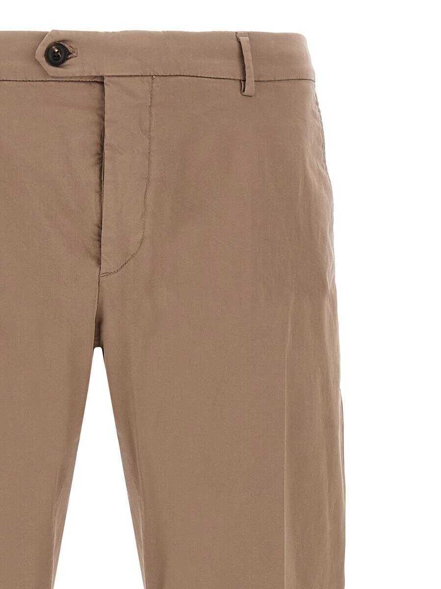 Pantaloni Pal Zileri Pal Zileri Cotton Trousers BROWN Barbati (BM 17523297) 3