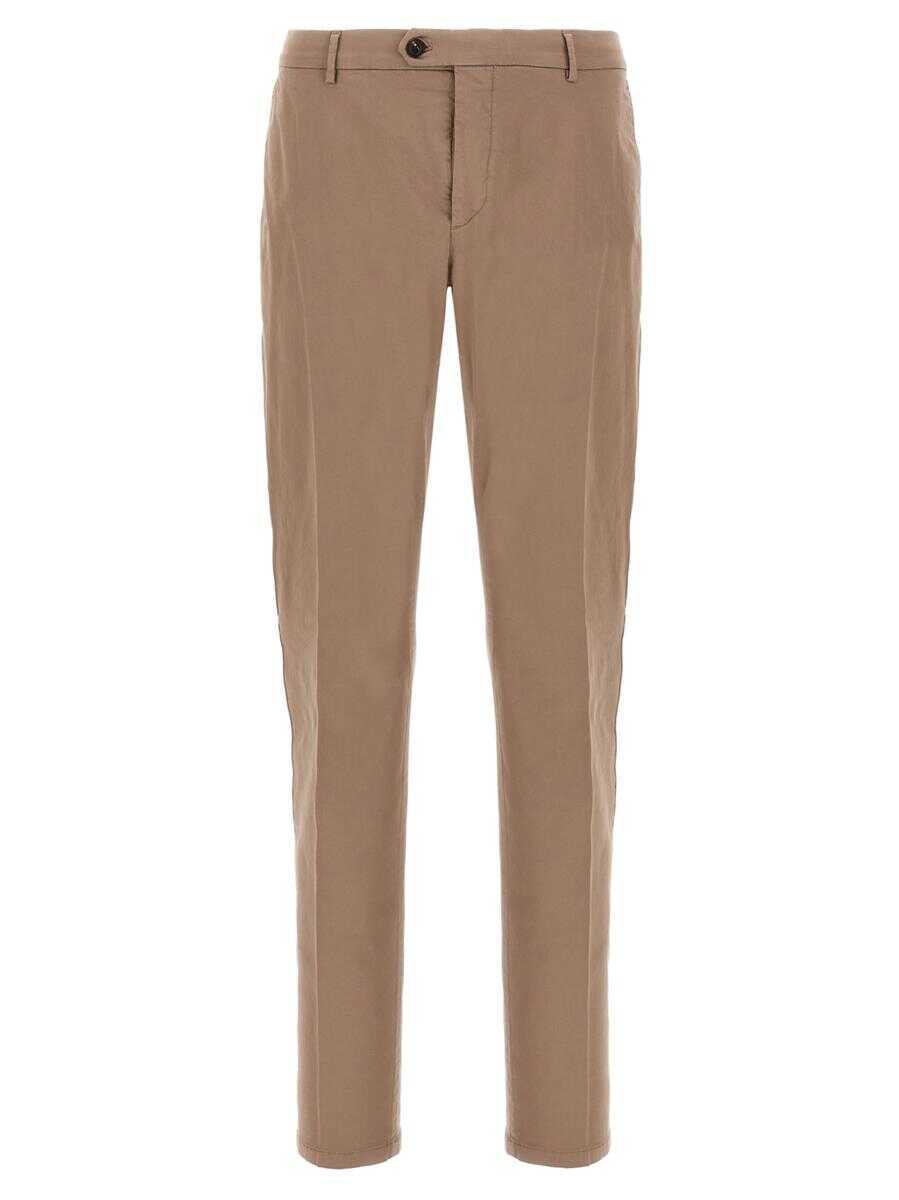 Pantaloni Pal Zileri Pal Zileri Cotton Trousers BROWN Barbati (BM 17523297) 1
