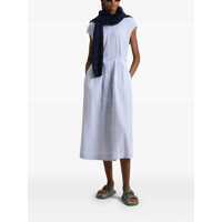 Imbracaminte Dama pagina 111 - Rochii Woolrich Woolrich Long Shirt Dress BLUE STRIPE Femei (BM 17524398) - B-mall.ro