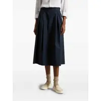 Imbracaminte Dama pagina 387 - Fuste Woolrich Woolrich Easy Full Skirt MELTON BLUE Femei (BM 17524407) - B-mall.ro