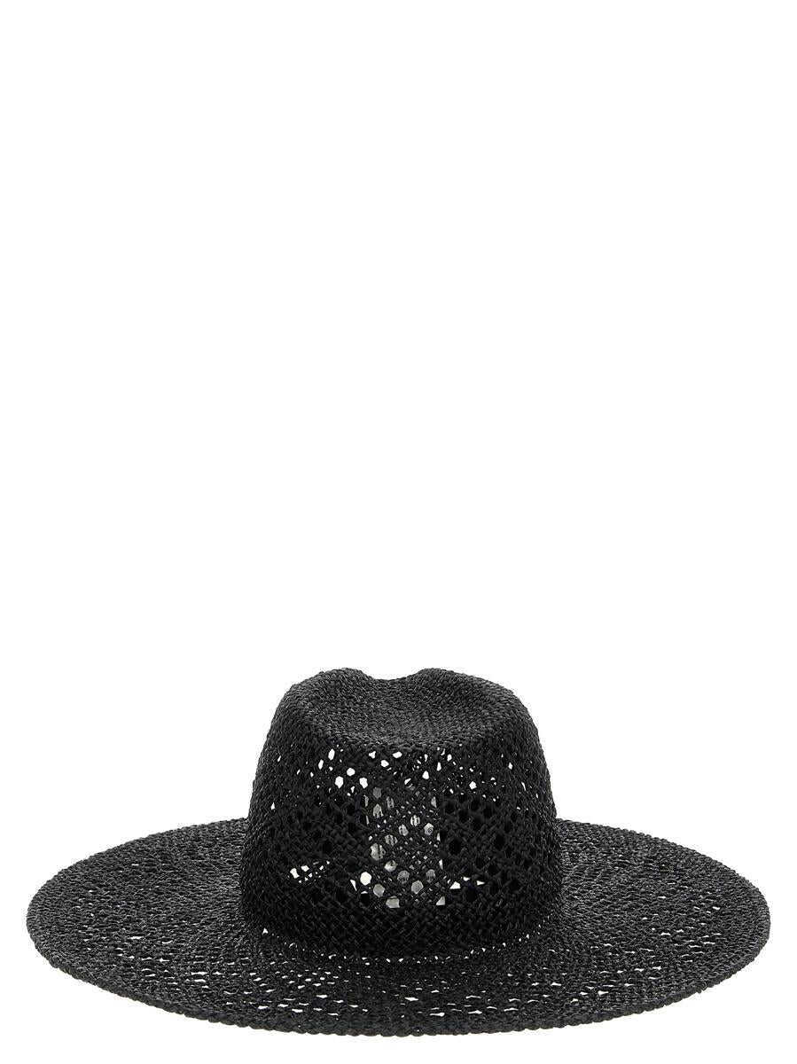 Palarii RUSLAN BAGINSKIY Ruslan Baginskiy Raffia Hat Black Femei (BM 17525442) 3