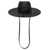 RUSLAN BAGINSKIY Ruslan Baginskiy Raffia Hat Black