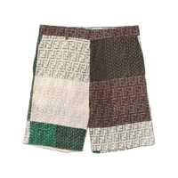 Pantaloni Fendi Linen Bermuda-Shorts Barbati