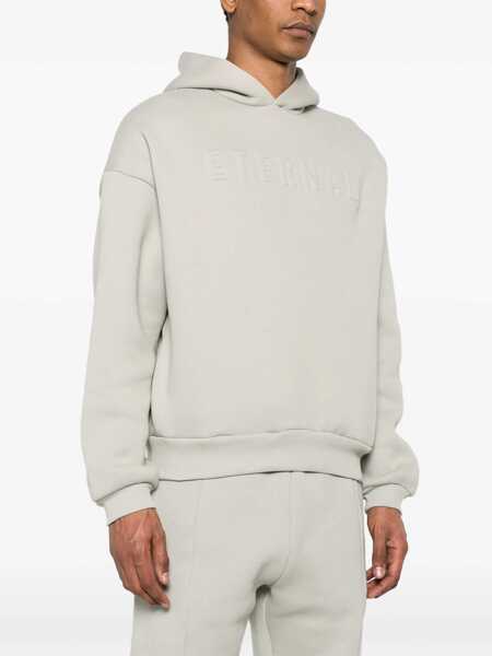 Bluze de trening FEAR OF GOD Eternal Grey Hoodie With Logo Patch On The Hood And Embroidery On The Front In Cotton Blend Man GREY Barbati (BM 17525487) 3