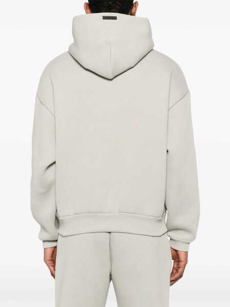 Bluze de trening FEAR OF GOD Eternal Grey Hoodie With Logo Patch On The Hood And Embroidery On The Front In Cotton Blend Man GREY Barbati (BM 17525487) 4