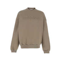 Tricouri FEAR OF GOD 'Eternal Beige Crewneck T-Shirt With Dropped Shoulders And Tonal Embroidery On The Front In Cotton Blend Man