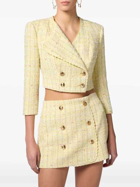 Geci Elisabetta Franchi Elisabetta Franchi Jacket LEMONADE Femei (BM 17526003) 4