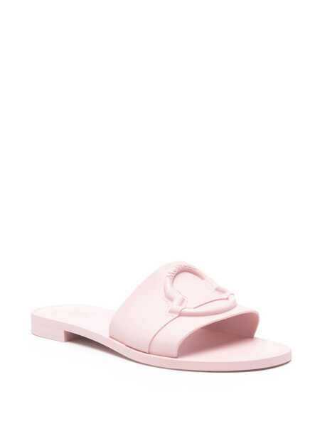 Sandale Moncler Moncler Mon Rubber Slides PINK Femei (BM 17526798) 2