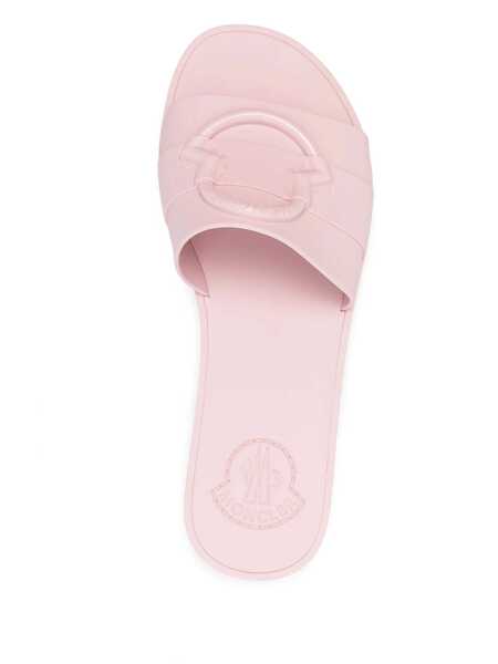 Sandale Moncler Moncler Mon Rubber Slides PINK Femei (BM 17526798) 4