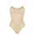 OSEREE 'Lumière Maillot' Gold Colored One-Piece Swimsuit With Deep Neckline On The Back In Lurex Woman GREY