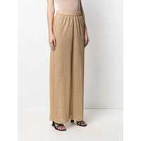 Pantaloni casual OSEREE Dama - Pantaloni casual OSEREE Lumiere Gold Colored Pants With Elastic Waist In Tech Fabric Woman GREY Femei (BM 17527524) - B-mall.ro