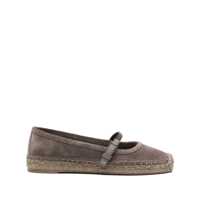 Balerini Brunello Cucinelli 'Precious Strap' Espadrilles Femei