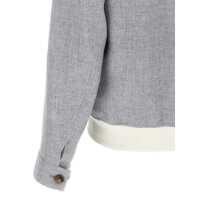 Geci Brunello Cucinelli pentru Barbati - Geci Brunello Cucinelli Brunello Cucinelli Diagonal Jacket GRAY Barbati (BM 17528328) - B-mall.ro