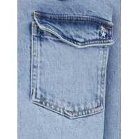 Camasi Icon Denim Dama - Camasi Icon Denim Norah Light-Blue Shirt With Classic Collar And Front Concealed Closure In Denim Blue Woman BLUE Femei (BM 17528469) - B-mall.ro
