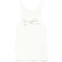 Topuri Beige Top With Wide Neckline And Logo Printed On The Front In Viscose And Cotton Blend Woman Femei