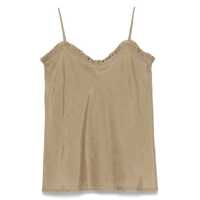 Topuri Semicouture Simona Cotton And Silk Top Femei