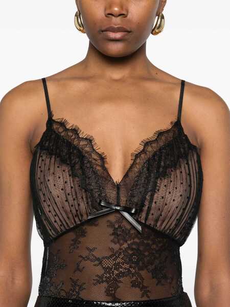 Body-uri Self-Portrait Self-Portrait  Bodysuit Black Femei (BM 17530248) 5