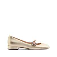 Balerini Valentino Garavani Mary-Jane Preshoes Leather Ballets Femei