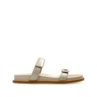 Sandale Emporio Armani Exclusive Leather Flat Sandals Femei