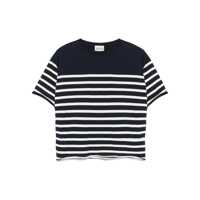 Pulovere Semicouture Ombeline Striped Cotton Sweater Femei