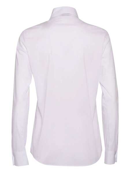Camasi Mazzarelli Camicie MARI B COTTON SHIRT White Femei (BM 17531838) 2