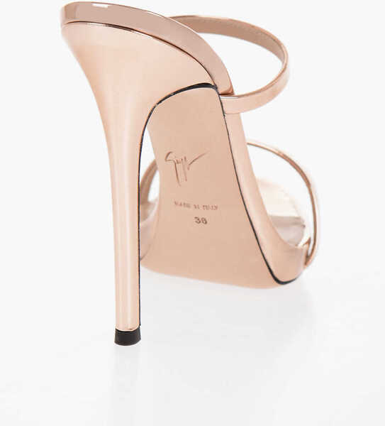 Sandale cu toc Giuseppe Zanotti Mirrored Effect Solid Color Sandals Heel 11Cm Pink Femei (BM 17531928) 2