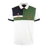 Tricouri Polo Aeronautica Militare Embroidered Color-Block Polo Shirt Barbati