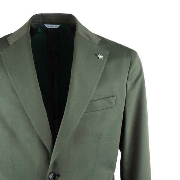 Costume Manuel Ritz Manuel Ritz Green Virgin Wool Cotton Blend Dress GREEN Barbati (BM 17533287) 3