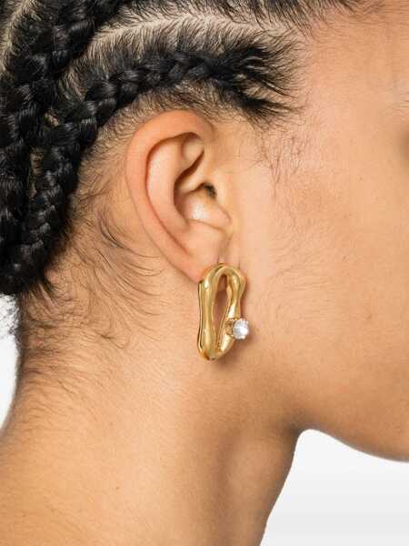 Cercei forteforte ForteForte Strass Sculpture Earrings Gold Femei (BM 17534295) 2