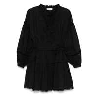 Rochii Ermanno Firenze Lace-Detail Mini Dress Femei