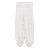 Pantaloni casual Emporio Armani Linen Wide-Leg Trousers Femei