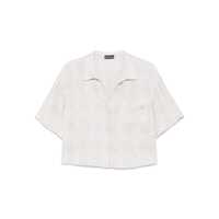 Camasi Emporio Armani Short Linen Shirt Femei