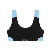Sutiene Off-White Logo Colorblock Bra Femei