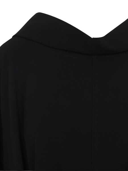 Bluze de trening Rick Owens Rick Owens Wool Blend Belted Hoodie Black Femei (BM 17537085) 3