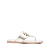 Sandale Valentino Garavani Vlogo Cut-Out Leather Sandals Femei