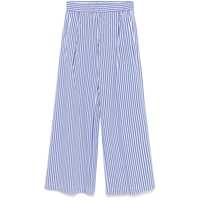 Pantaloni casual Semicouture Jhonny Striped Cotton Trousers Femei