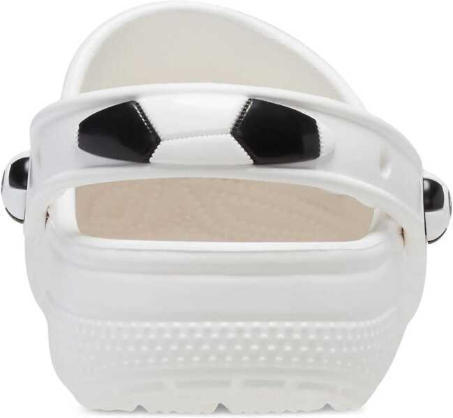 Slapi Crocs Classic Soccer Ball Clog Kids White Baieti (BM 17538118) 2