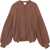 ALYSI Silk Bomber Jacket BROWN