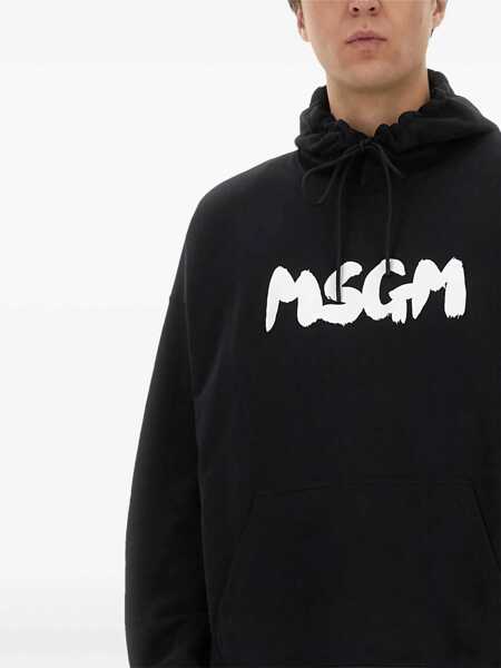Bluze de trening MSGM Hoodie BLACK Barbati (BM 17538241) 3