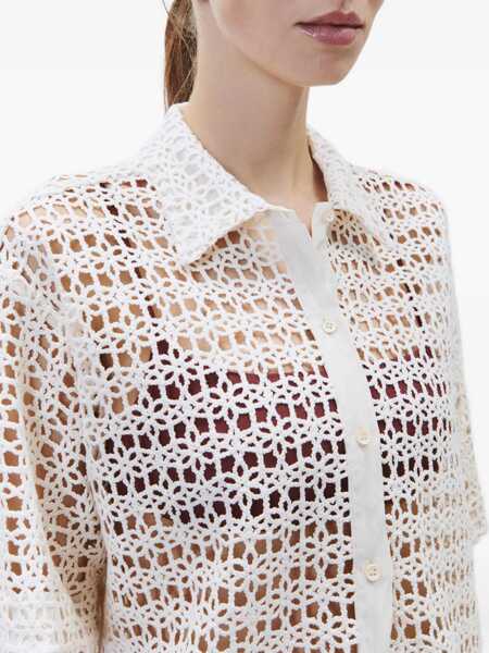 Bluze ALYSI Macram Shirt BEIGE Femei (BM 17538253) 4