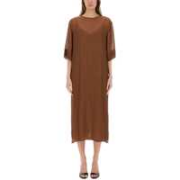 Rochii casual Silk Midi Dress Femei