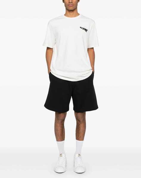 Pantaloni scurti MSGM Shorts With Micro Logo BLACK Barbati (BM 17538328) 2