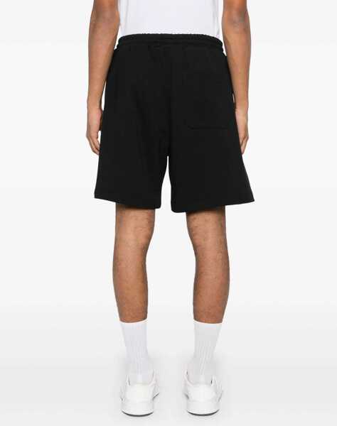 Pantaloni scurti MSGM Shorts With Micro Logo BLACK Barbati (BM 17538328) 4